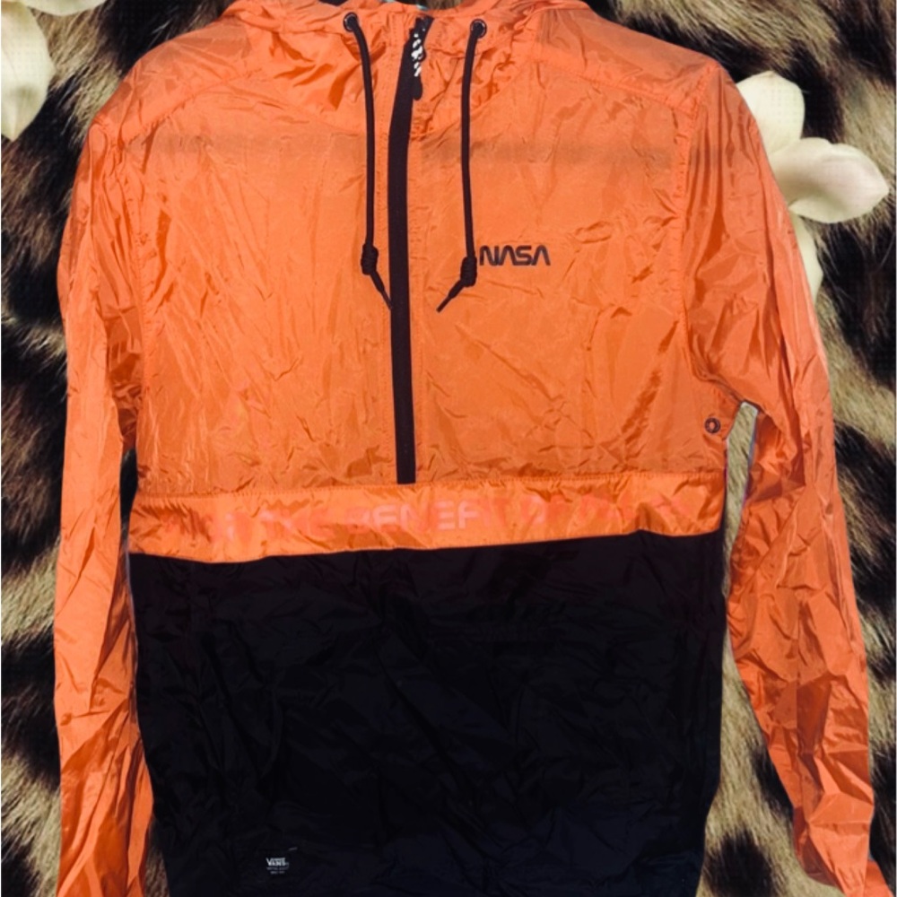 Vans x NASA Orange & Black Windbreaker